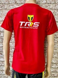 TRS T SHIRT RED SIZE S 40 INCH CHEST image