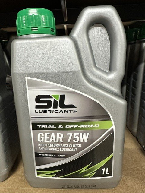 SIL 75W GEAR OIL, SUITABLE FORALL TRIALS BIKES. image