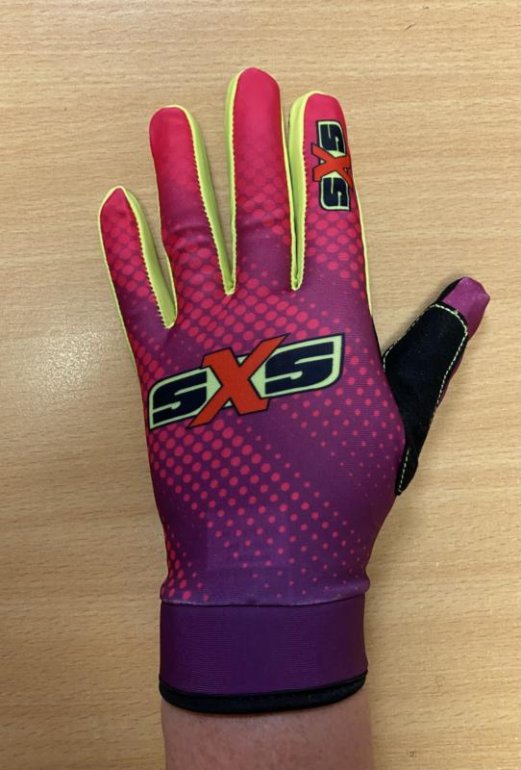 SXS LOGO PINK TRIALS GLOVE SIZE XXS image