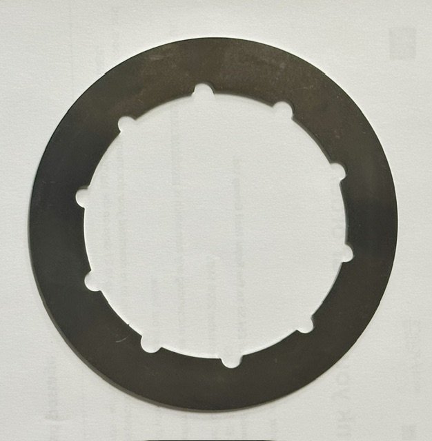 Metal clutch plate 1.2mm thick. Standard is 1.4 image